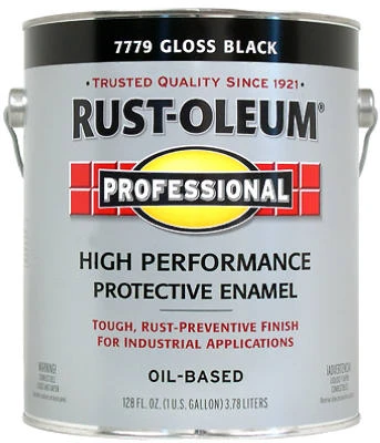 Professional Enamel Coating, Gloss Black, 1-Gallon