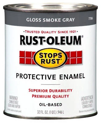 Stops Rust Qt. Gloss Smoke Gray Enamel