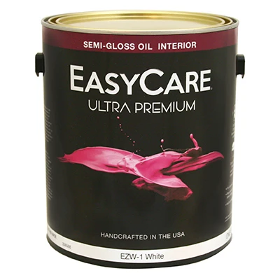 Ultra Premium Kitchen & Bath Enamel Paint, Oil-Base, White Pastel Base Semi-Gloss, 1 Gallon