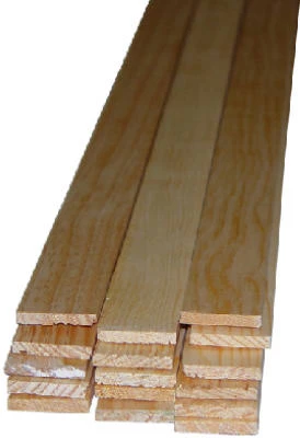 Solid Pine Moulding, Lattice Strip, 5/16 x 1-3/8 In. x 8 Ft.