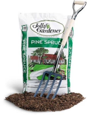 Pine Spruce Mulch, 2-Cu. Ft.