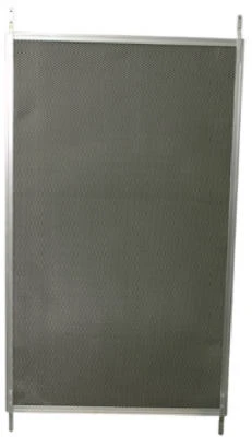 Screen Door Grille, Satin Aluminum, 24 In.