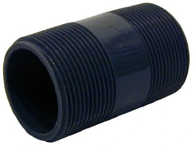 Schedule 80 PVC Pipe Nipple, 1 x 6 In.