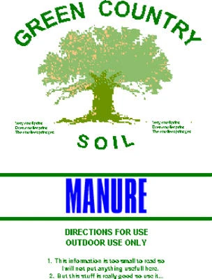 Composted Cow Manure, 40-pound Bag For Lawn And Garden Care