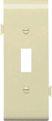 Pass & Seymour Ivory Toggle Opening Sectional Nylon Wall Plate - Model Pjsc1icc10