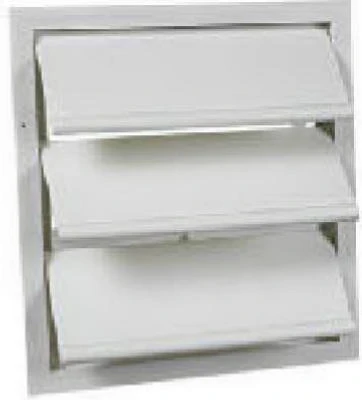 Louver, Flush, Mill, 8 x 12 In.