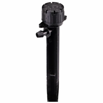 Adjustable Flow Bubbler, Full-Circle Pattern, 8 Stream, with 1/4 in. Barbed Inlet on 5 in. Stake, 3-Pack