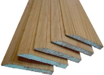 Solid Pine Moulding, Colonial Base, 7/16 x 3.25 In. x 8 Ft.