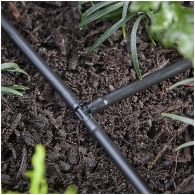 Barbed Tee, 1/4-In., 25-Pack