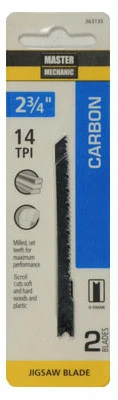 Carbon Jigsaw Blade, 2.75 In., 14-TPI, 2-Pk.