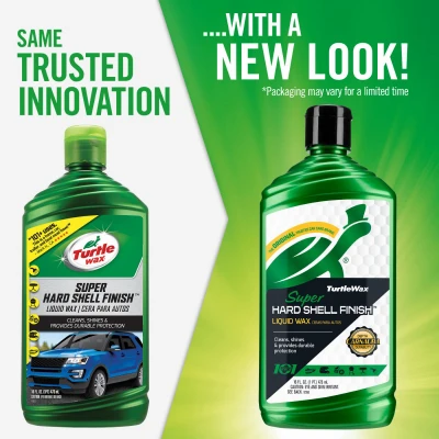 Hard Shell Liquid Car Wax 16 Ounce Bottle for Durable Vehicle Protection