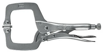 Vise-Grip Locking C-Clamp With Swivel Pads, 11 In.