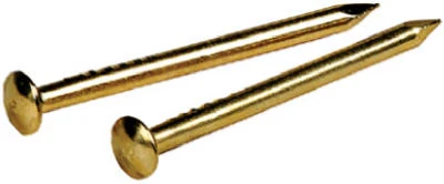 1-In. x 16 Solid Brass Escutcheon Pins, 2 oz.