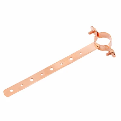 Copper-Plated Milford Type Pipe Hanger, Three-Quarter Inch by Six Inch