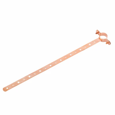Copper-Plated Milford Type Pipe Hanger, 3/4 Inch by 12 Inch