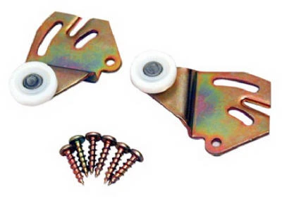 Bypass Sliding Door Hanger, 7/8 In. Wheel, 3/8 In. Offset