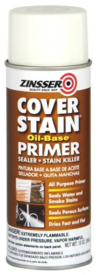 Cover Stain Primer, Sealer & Stain Killer, Oil Based, 13-oz. Aerosol