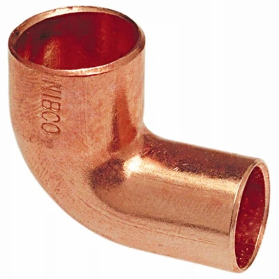 Copper Pipe 90-Degree Elbow, 1-1/2 In. FTGxC