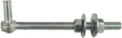 1/2 x 6 In. Zinc Bolt Gate Hook