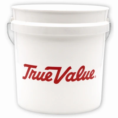 White Plastic Pail, 2-Gallons