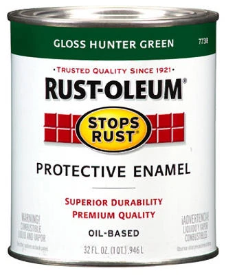 Stops Rust Qt. Gloss Hunter Green Enamel