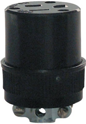 Pass & Seymour 15A Black Residential Grade Connector