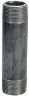 Black Pipe Nipple, 1-1/4 Inch X 7 Inch, Made In Usa, Model 8700142550