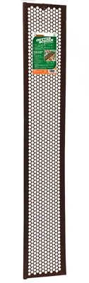 Gutter Guard Screen, Brown Vinyl, 6-5/8-In. x 3-Ft.