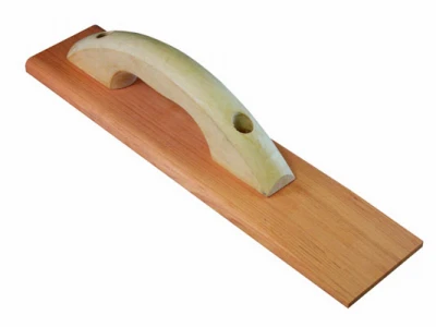 Mahogany Wood Float, 15 Inch - Lightweight Beveled Edge Masonry Tool