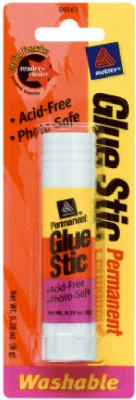 Avery Glue Stick, 0.26 Ounce For Paper And Cloth