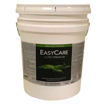 Ultra Premium Interior Paint and Primer, Semi-Gloss Acrylic Finish, Off-White Color, 5 Gallons