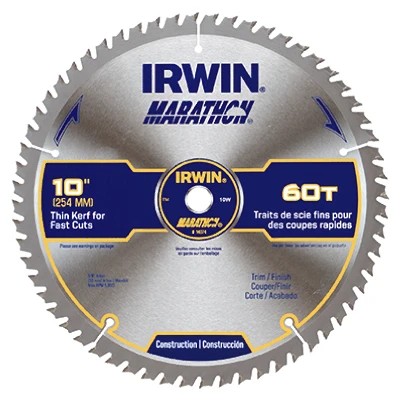 Marathon Circular Saw Blade, Carbide-Tipped, 60-Tooth x 10 In.