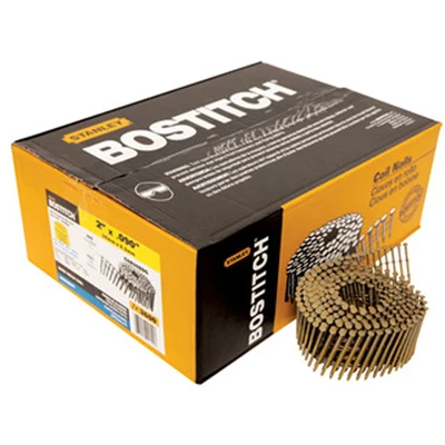 Collated Coil Siding Nails, Galvanized Ring Shank, .092 x 2 In., 3,600-Ct.