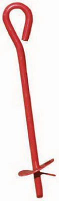 Earth Anchor, Red, 3 x 15 In.