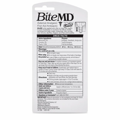 Bite MD Insect Bite Relief Stick 0.5 Ounce Soothing Treatment