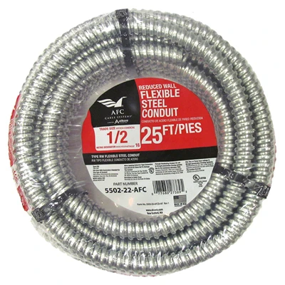 Reduced Wall Steel Conduit, 1/2 In. x 25 Ft.