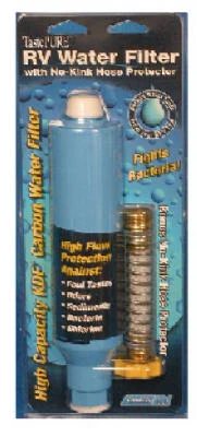 RV Water Filter With Flexible Hose Protector
