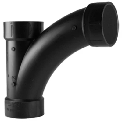 ABS/DWV Long Turn Tee Wye, 2 In.