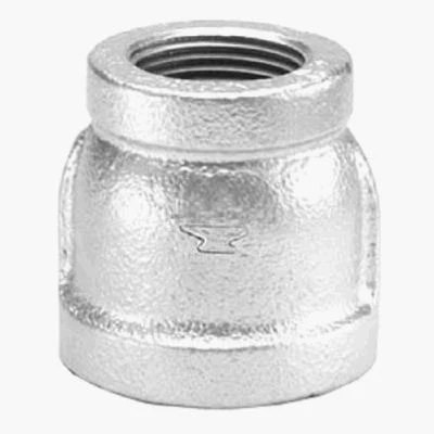 Galvanized Reducing Pipe Coupling, 2 x 1 In.
