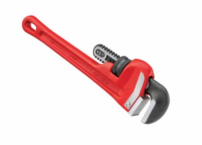 Cast Iron Pipe Wrench, 10 Inch Length, 1.5 Inch Jaw Capacity