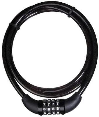 5-Ft. Resettable Bike Cable With Combination Barrel Lock