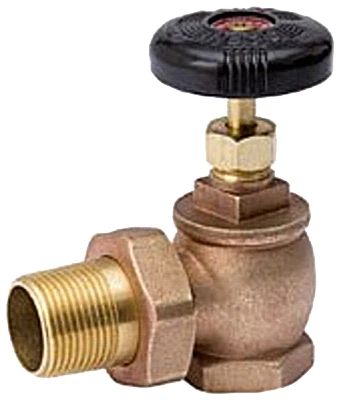 Radiator Steam Valve, Bronze, 1 In.