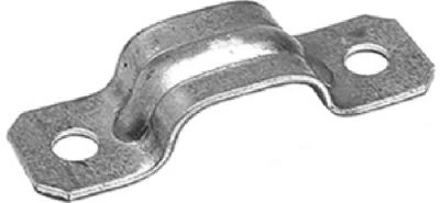 2-Hole Steel Cable Strap for Securing Cables and Wires