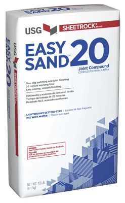 Easy Sand 20 Joint Compound, Lightweight, 18 Lbs.