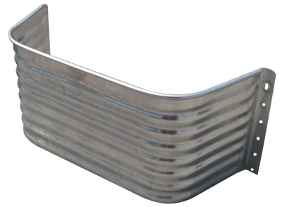 18-inch Square Window Well Area Wall, 22-gauge Galvanized Steel, Model Aw-18s