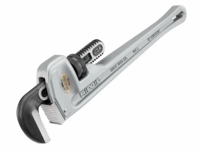 18-Inch Aluminum Pipe Wrench with 2.5-Inch Jaw Capacity Durable Lightweight