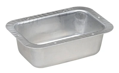 Gutter Drop Outlet, C Style, Mill Finish Aluminum, 3 x 4 In.
