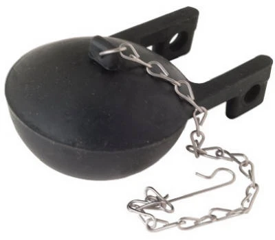 3-inch Rubber Toilet Flapper For Kohler Toilets With Metal Chain & Hook
