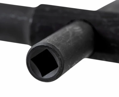4-Way Outdoor Sillcock Key, Compact, Square Stems