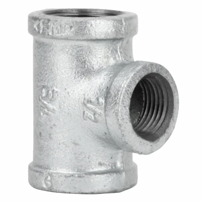 3/4 x 3/4 x 1/2 In. Galvanized Pipe Reducing Tee